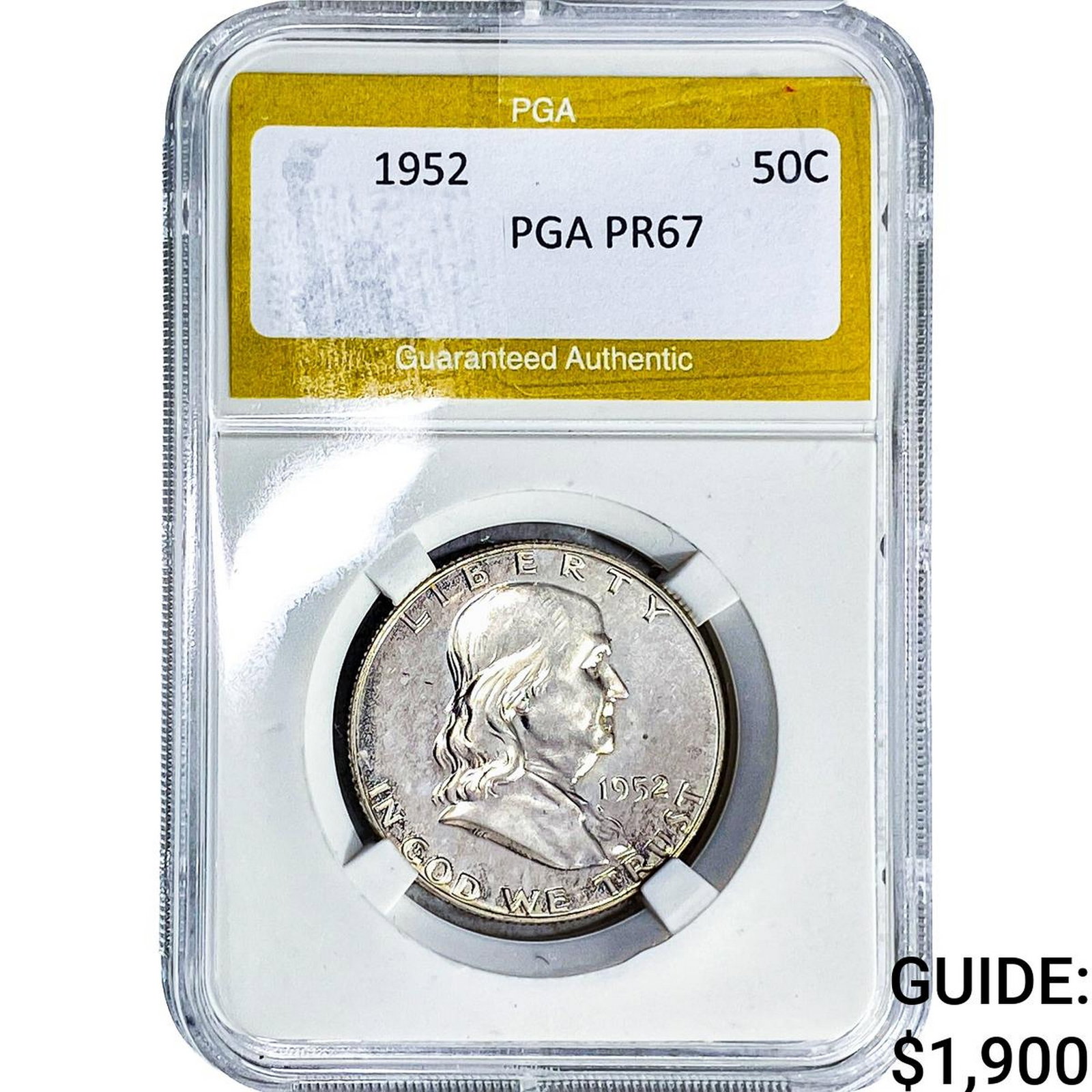 1952 Franklin Half Dollar PGA PR67 (1 of 2)