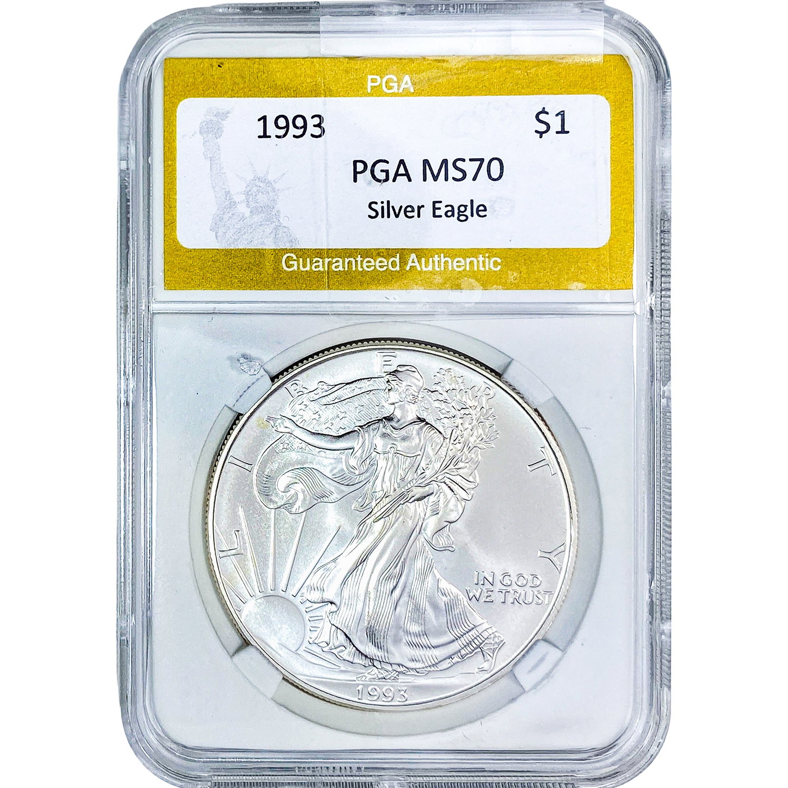 1993 Silver Eagle PGA MS70: 1993 Silver Eagle PGA MS70