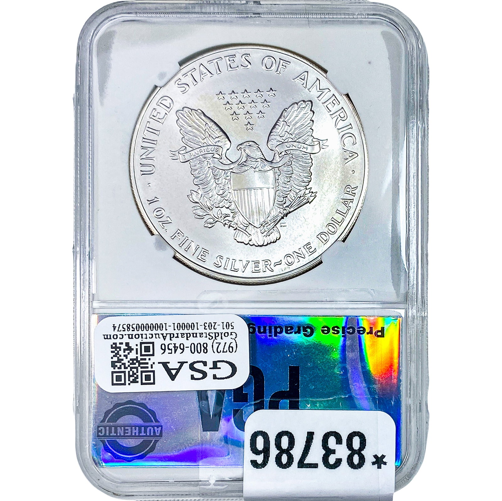 1993 Silver Eagle PGA MS70 - 2