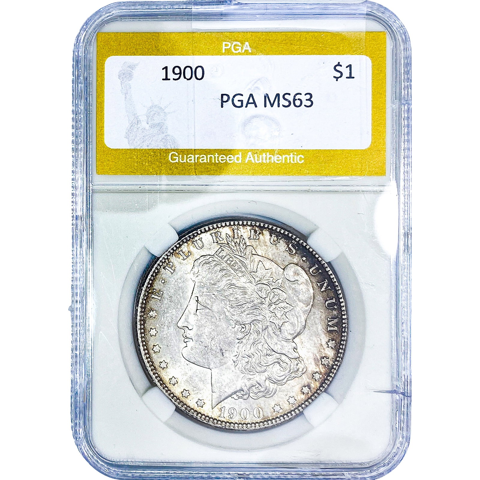 1900 Morgan Silver Dollar PGA MS63: 1900 Morgan Silver Dollar PGA MS63