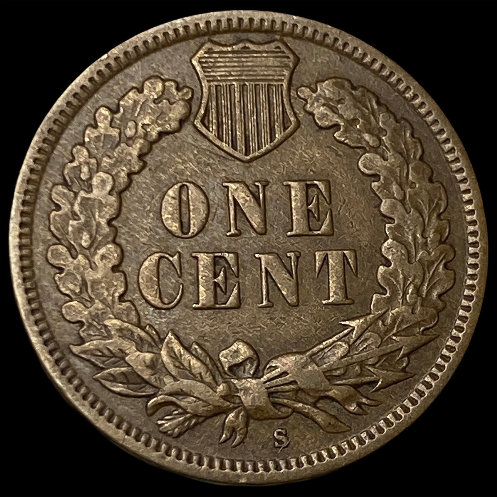 1908-S Indian Head Cent NEARLY UNCIRCULATED - 2