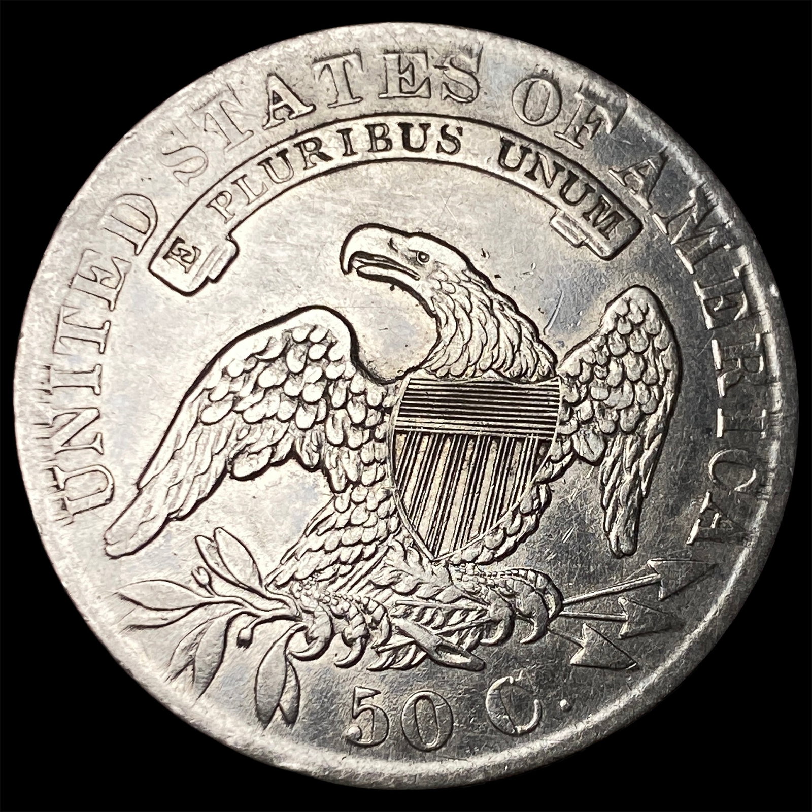 1831 Capped Bust Half Dollar CLOSELY UNCIRCULATED - 2
