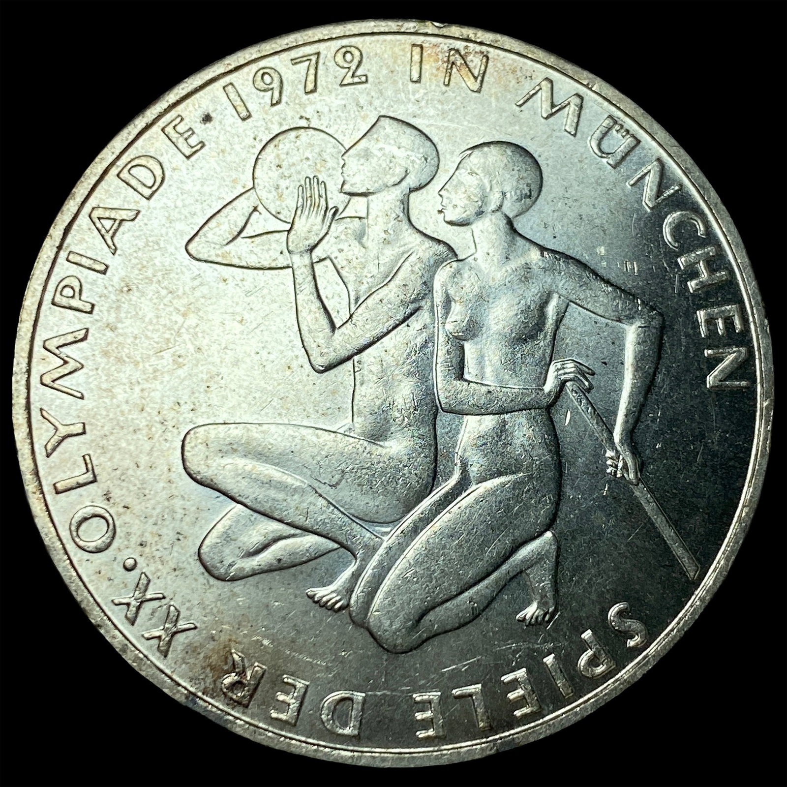 1972-D Germany Silver 10 Mark - Olympics: 1972-D Germany Silver 10 Mark - Olympics