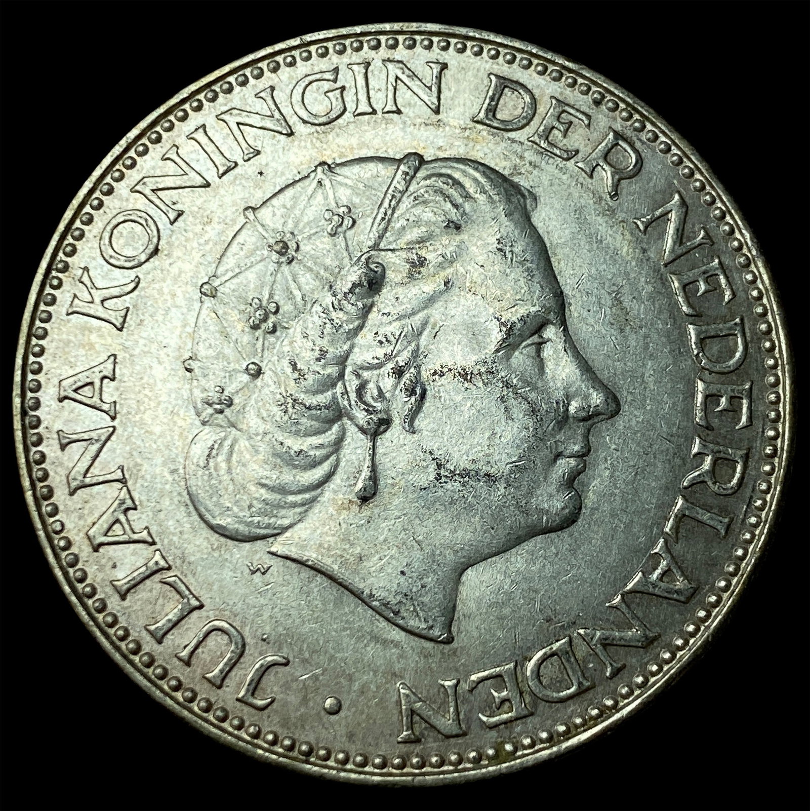 1962 Netherlands Silver 2 1/2 Gulden (1 of 2)