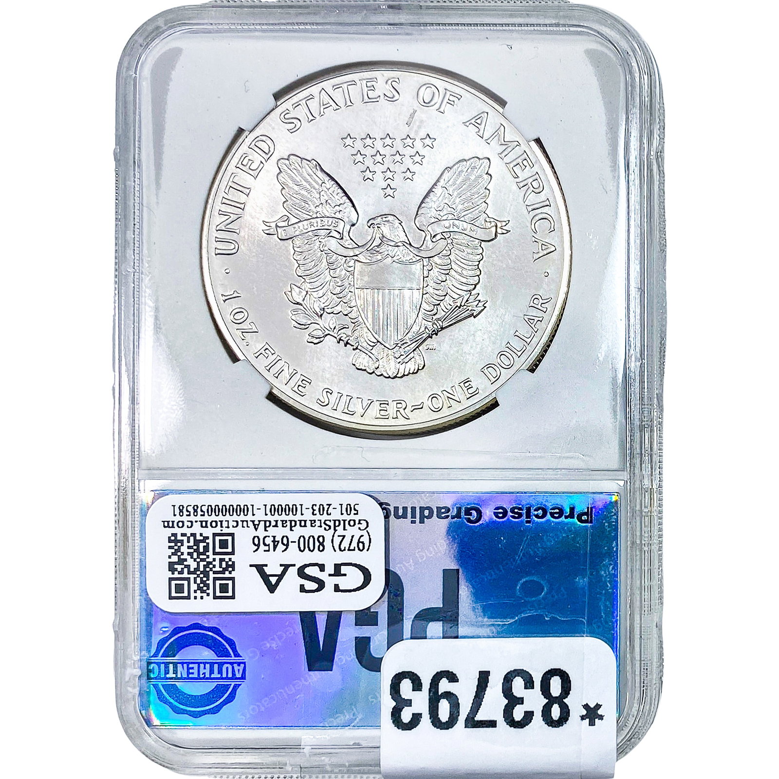 1986 Silver Eagle PGA MS70 - 2