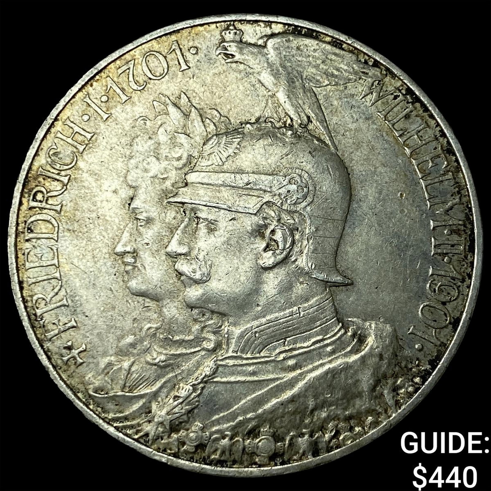 1901 Germany Silver 5 Mark: 1901 Germany Silver 5 Mark