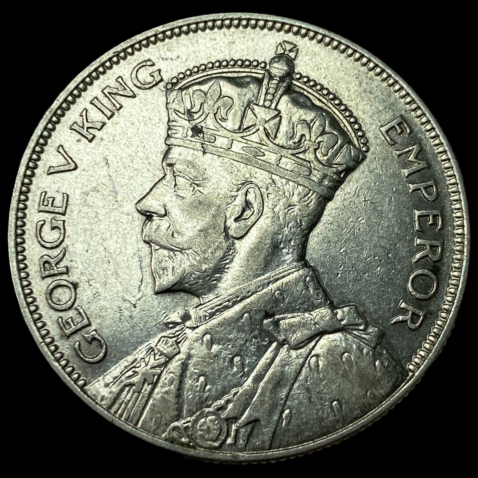 1934 New Zealand Silver 1/2 Crown (1 of 2)