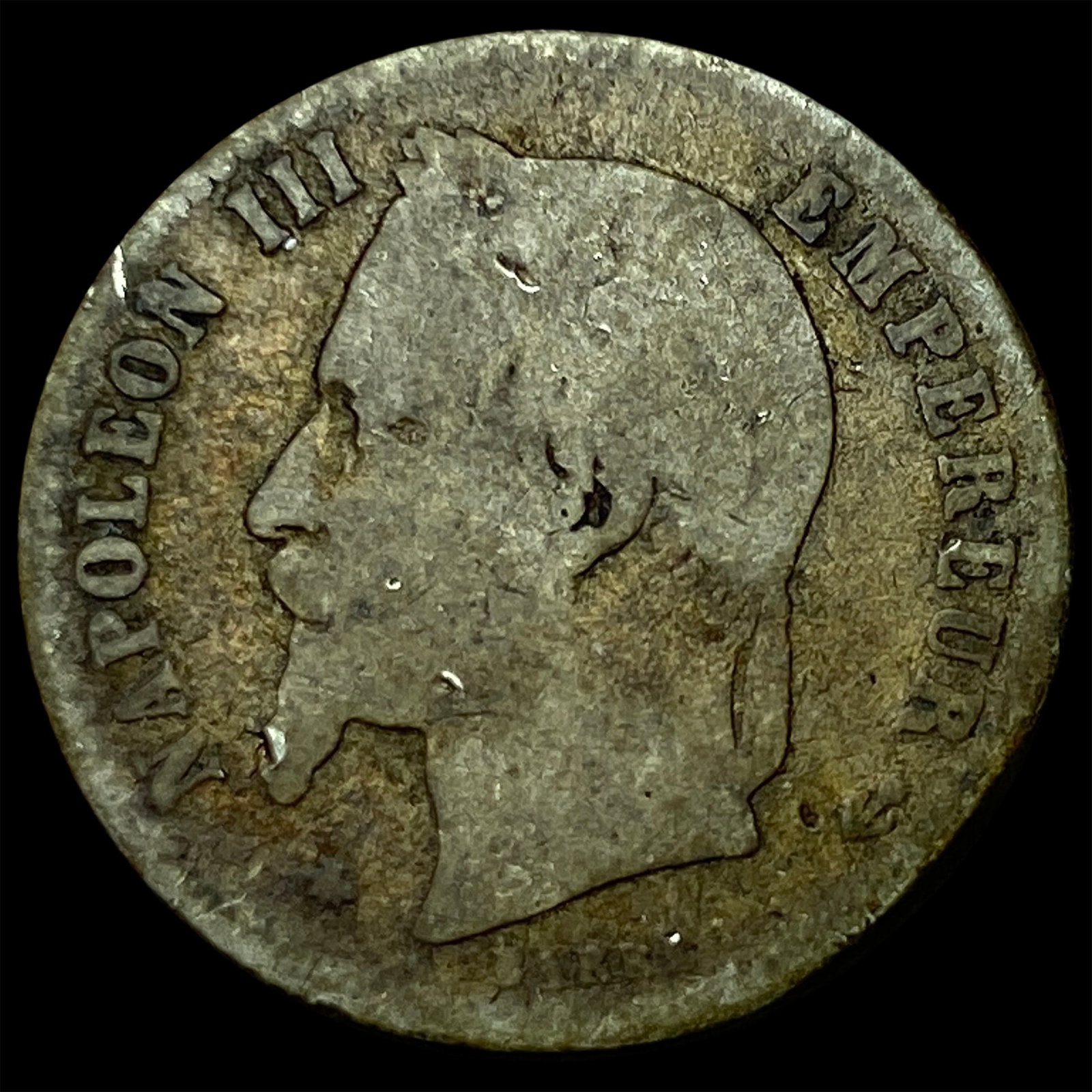 1861 France Silver 50 Centimes: 1861 France Silver 50 Centimes
