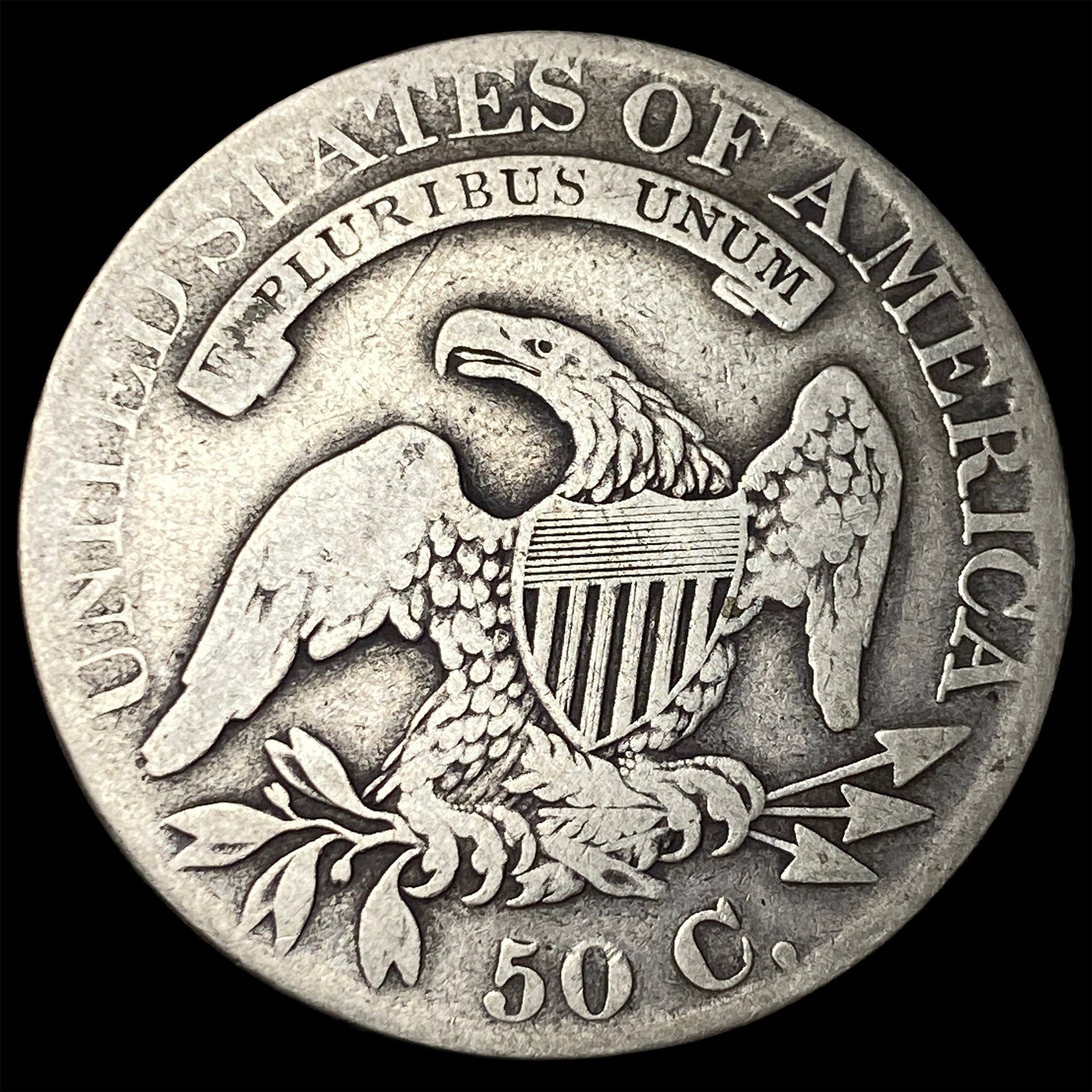 1826 Capped Bust Half Dollar NICELY CIRCULATED - 2