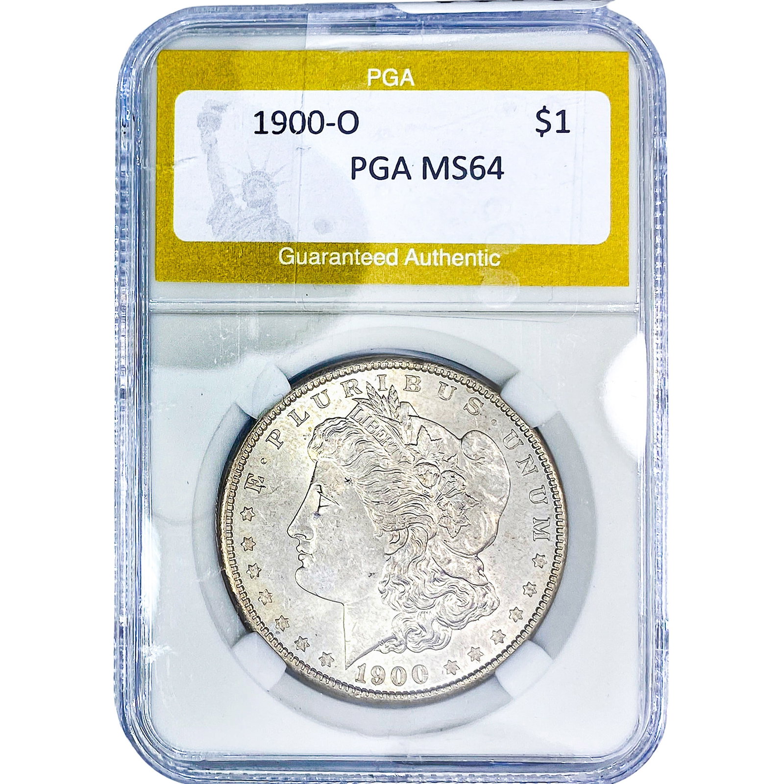 1900-O Morgan Silver Dollar PGA MS64: 1900-O Morgan Silver Dollar PGA MS64