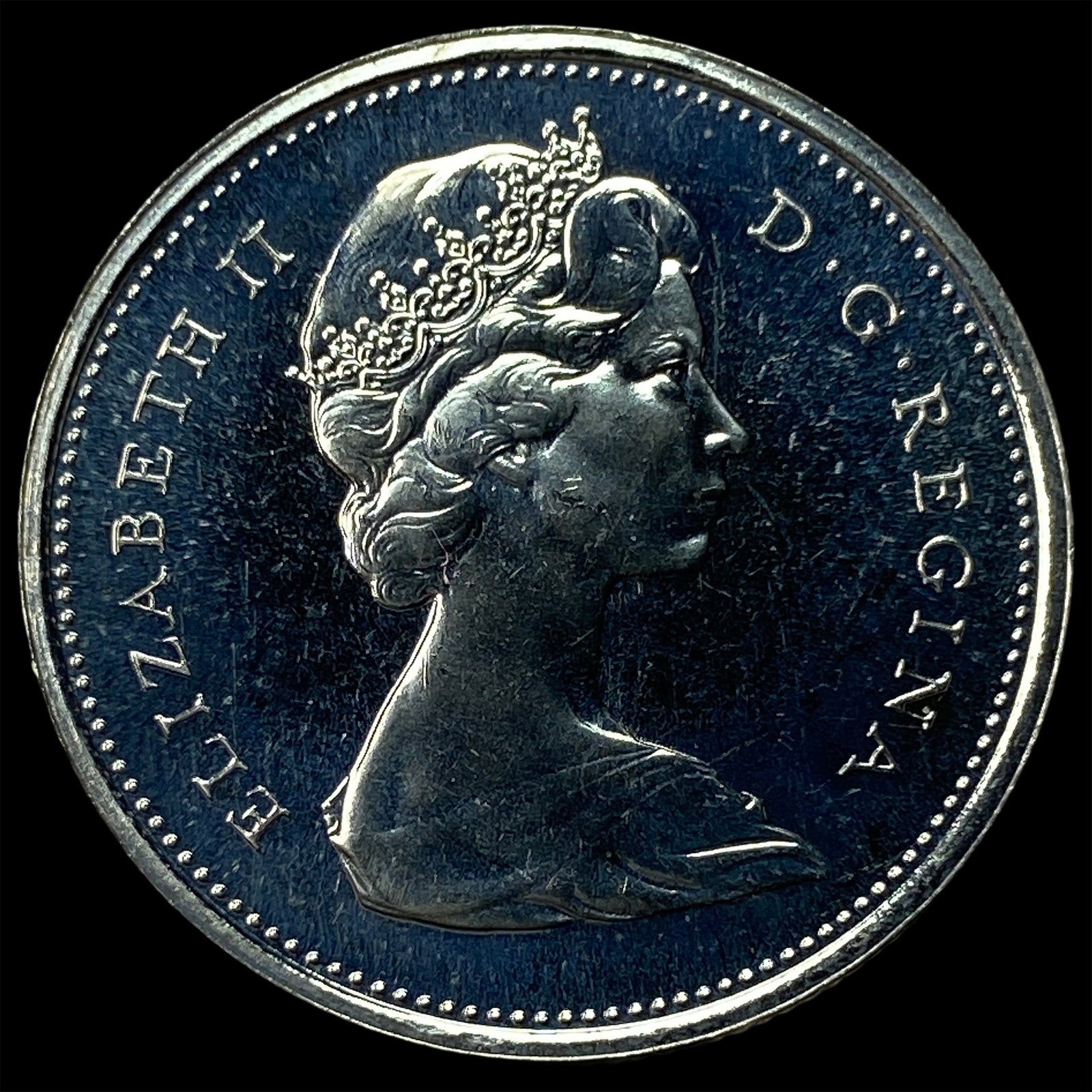 1974 Canada Nickel 25 Cents: 1974 Canada Nickel 25 Cents