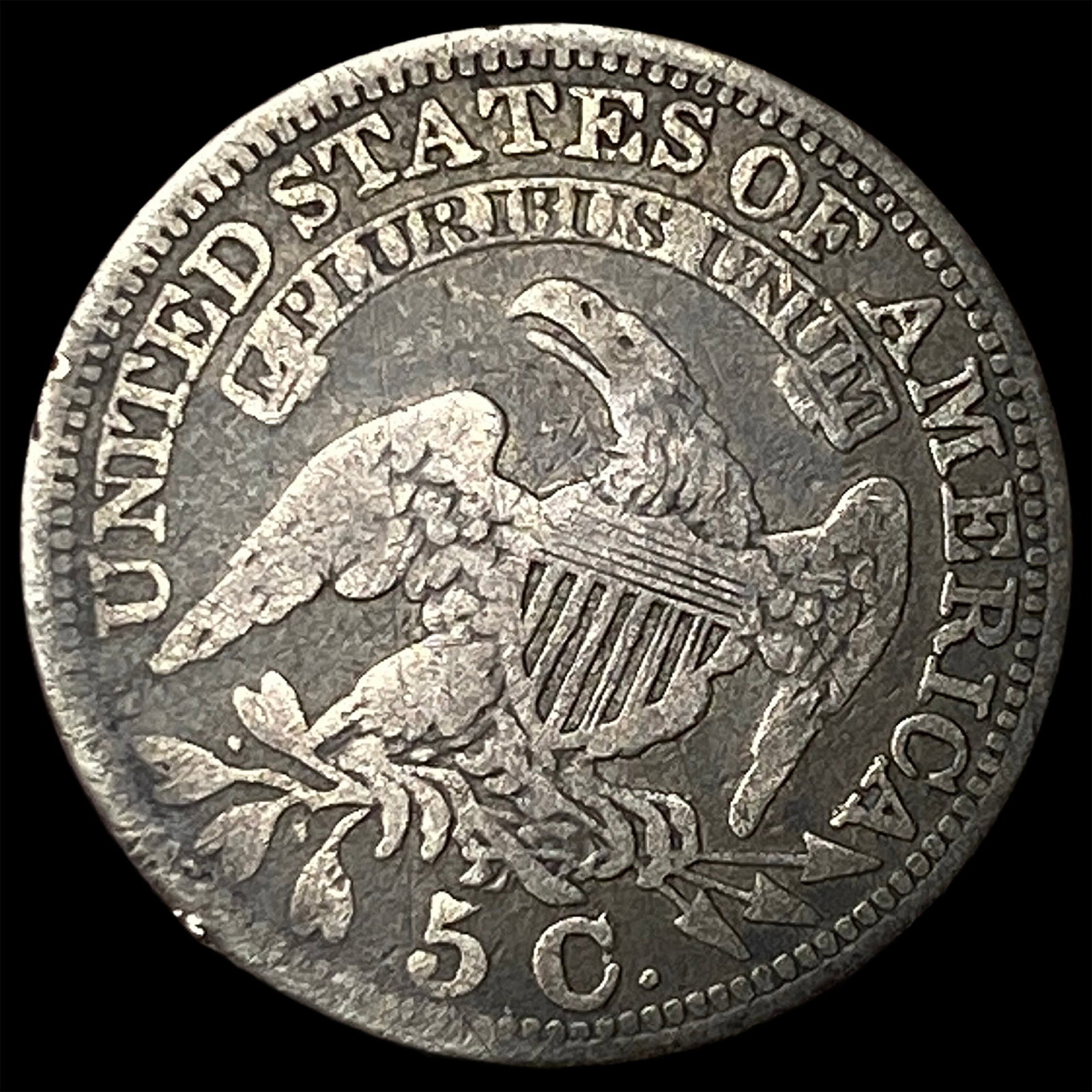 1829 Capped Bust Half Dime NICELY CIRCULATED - 2