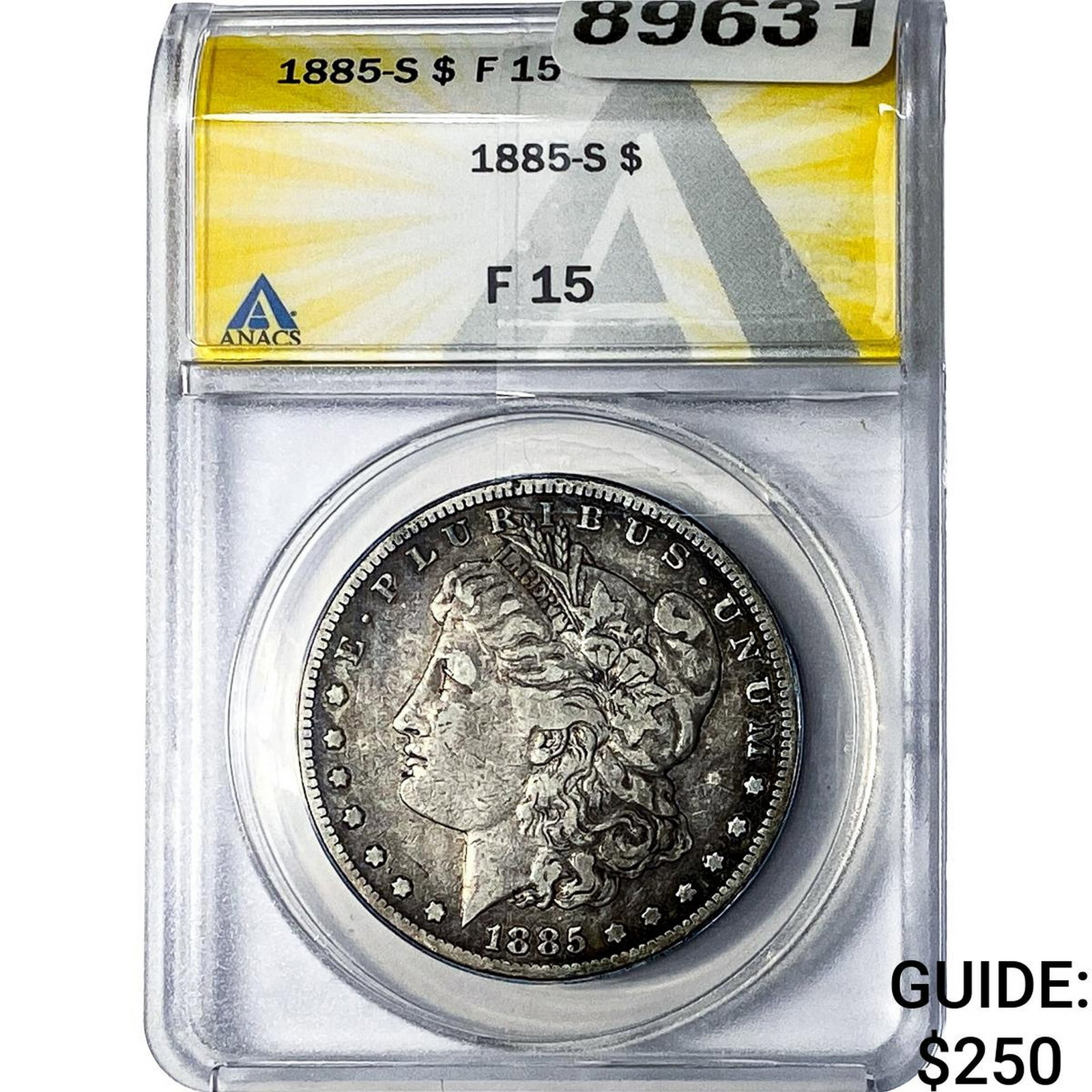 1885-S Morgan Silver Dollar ANACS F15 (1 of 2)