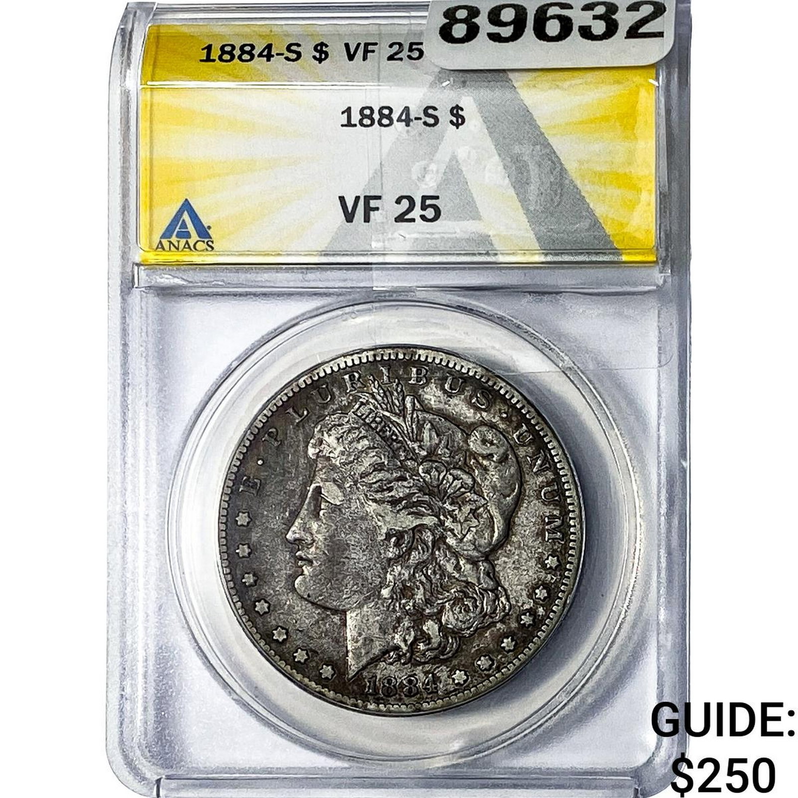 1884-S Morgan Silver Dollar ANACS VF25 (1 of 2)