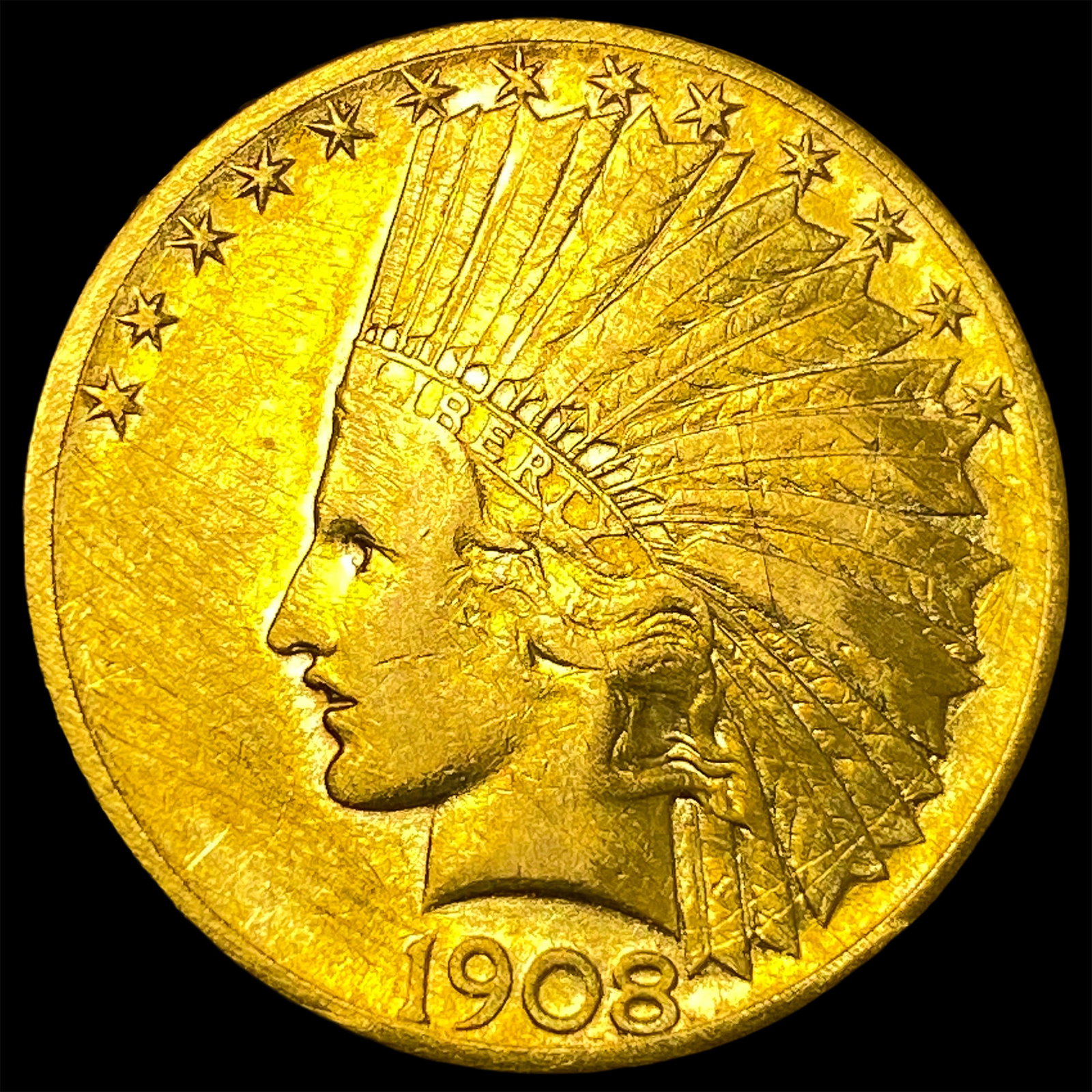 1908 $10 Gold Eagle (1 of 2)
