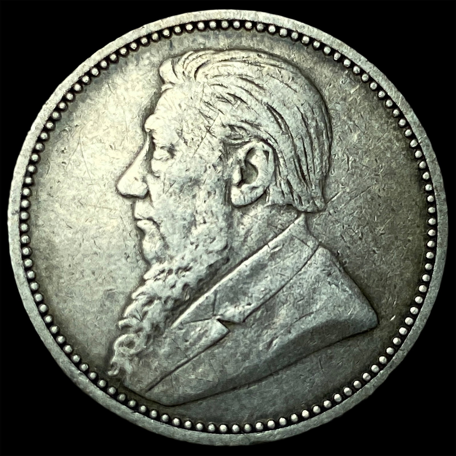 1893 South Africa Silver 6 Pence (1 of 2)