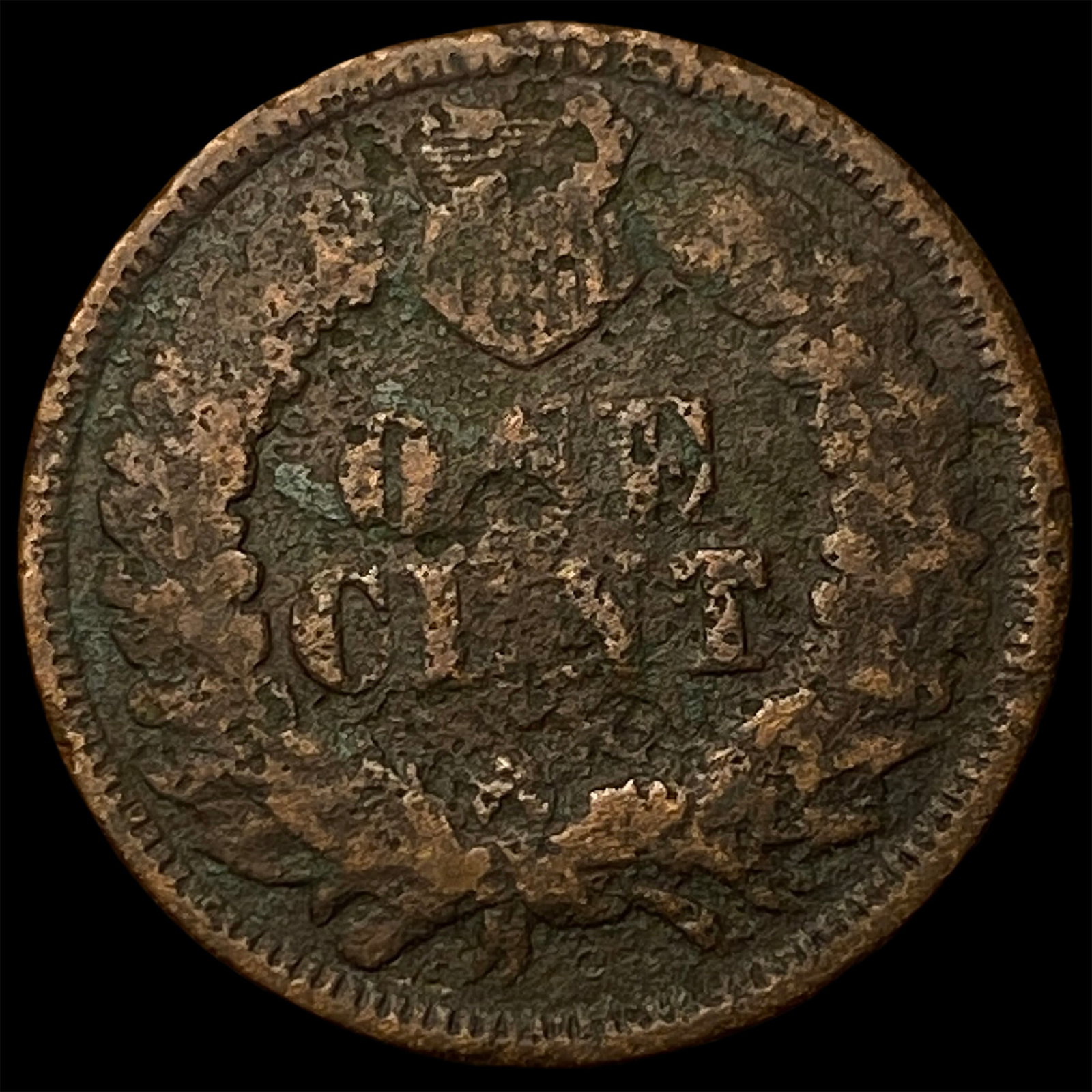 1867 Indian Head Cent NICELY CIRCULATED - 2