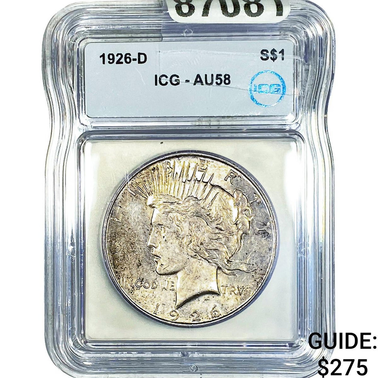 1926-D Silver Peace Dollar ICG AU58 (1 of 2)