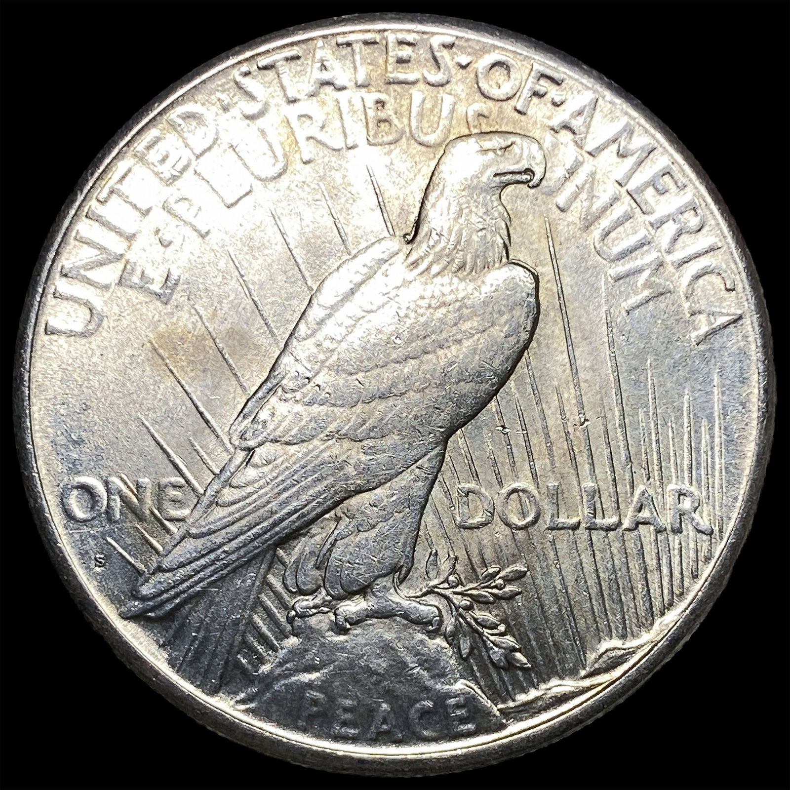 1925-S Silver Peace Dollar CLOSELY UNCIRCULATED - 2