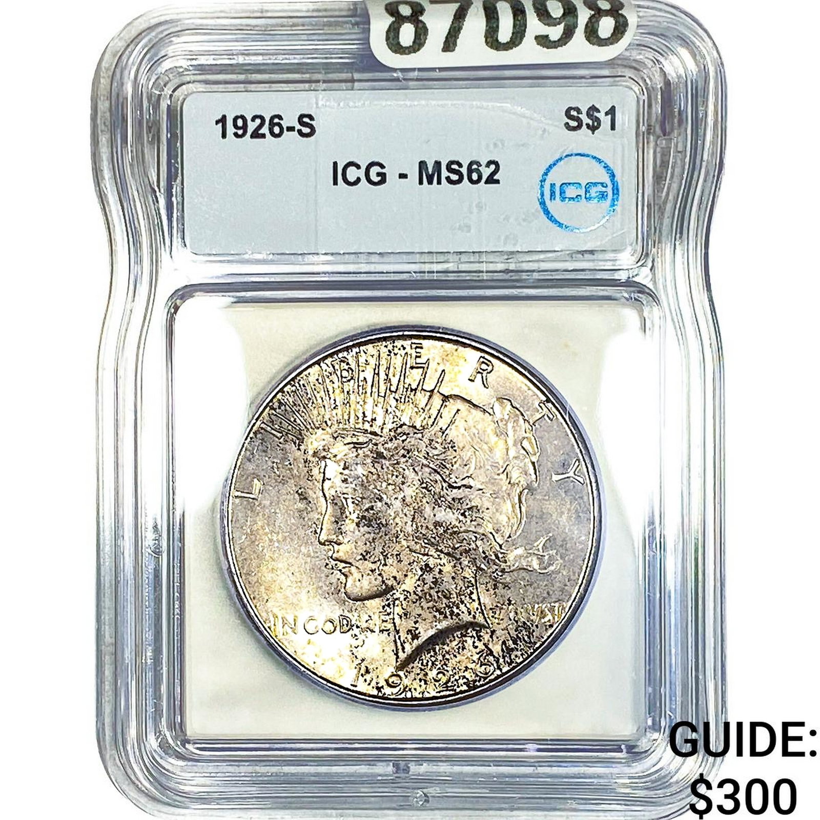 1926-S Silver Peace Dollar ICG MS62 (1 of 2)
