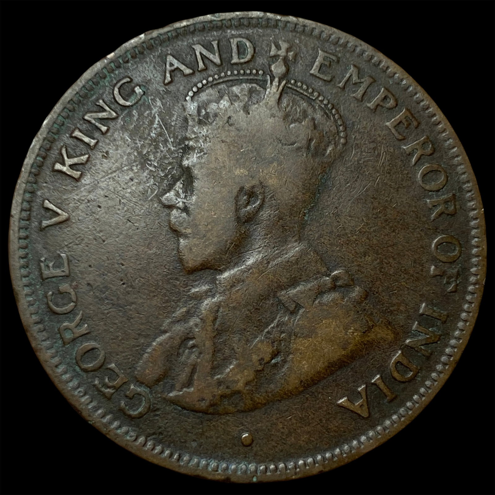 1918 British Honduras Bronze 1 Cent: 1918 British Honduras Bronze 1 Cent