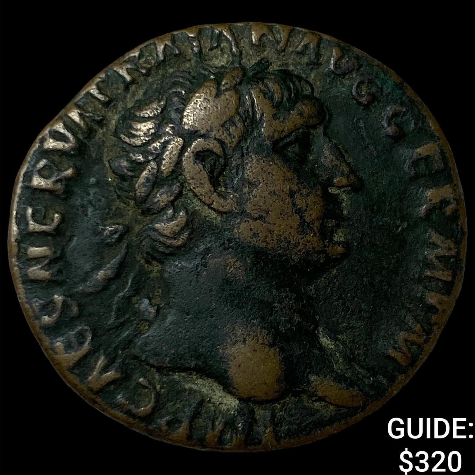 Roman Trajan 101-102 AD Bronze AS: Roman Trajan 101-102 AD Bronze AS