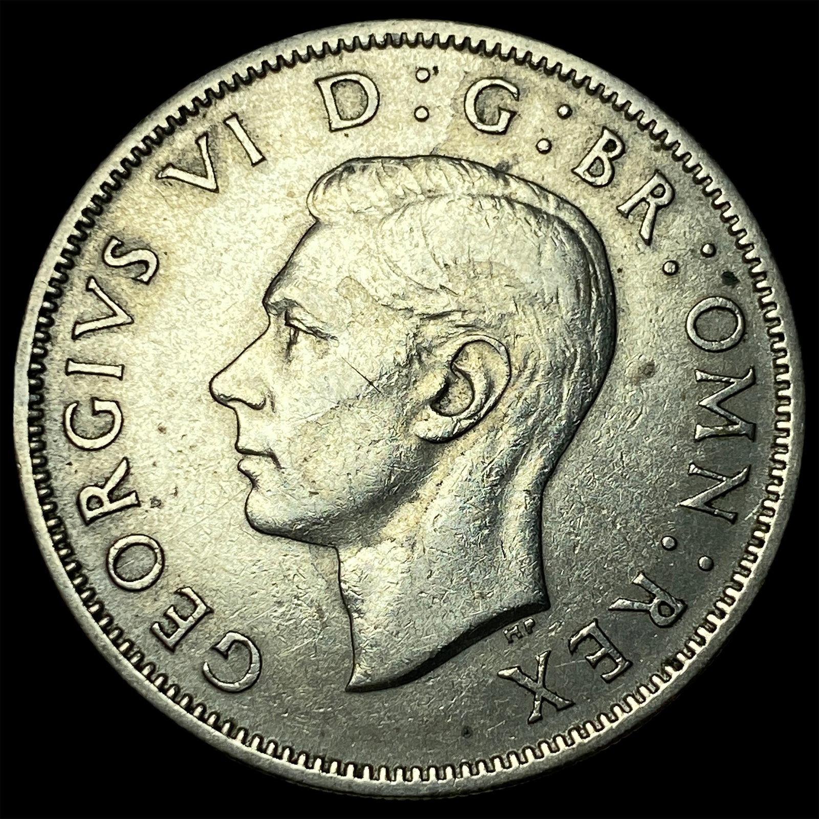 1947 Great Britain Copper Nickel 2 Shillings: 1947 Great Britain Copper Nickel 2 Shillings