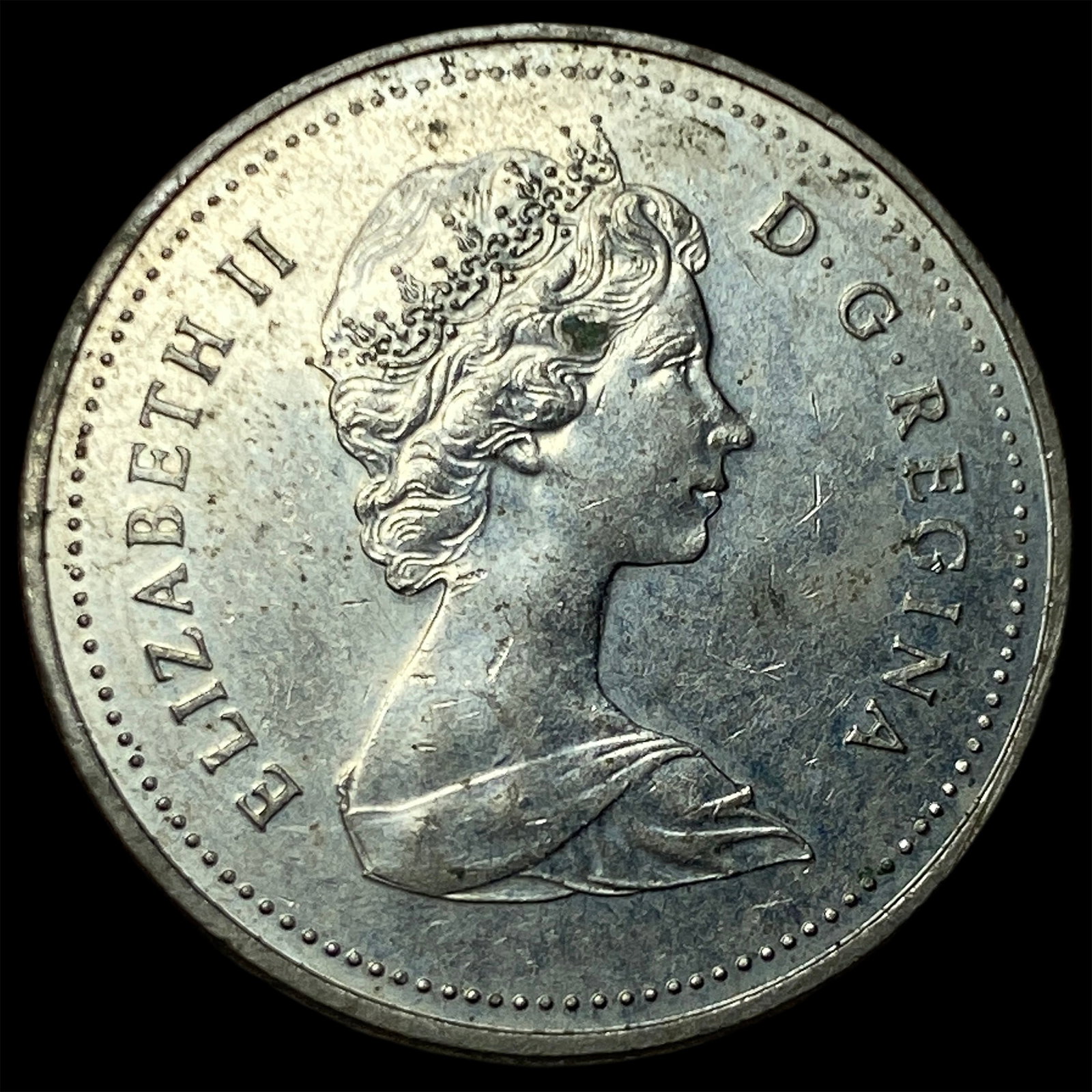 1983 Canada Copper Nickel 5 Cents: 1983 Canada Copper Nickel 5 Cents