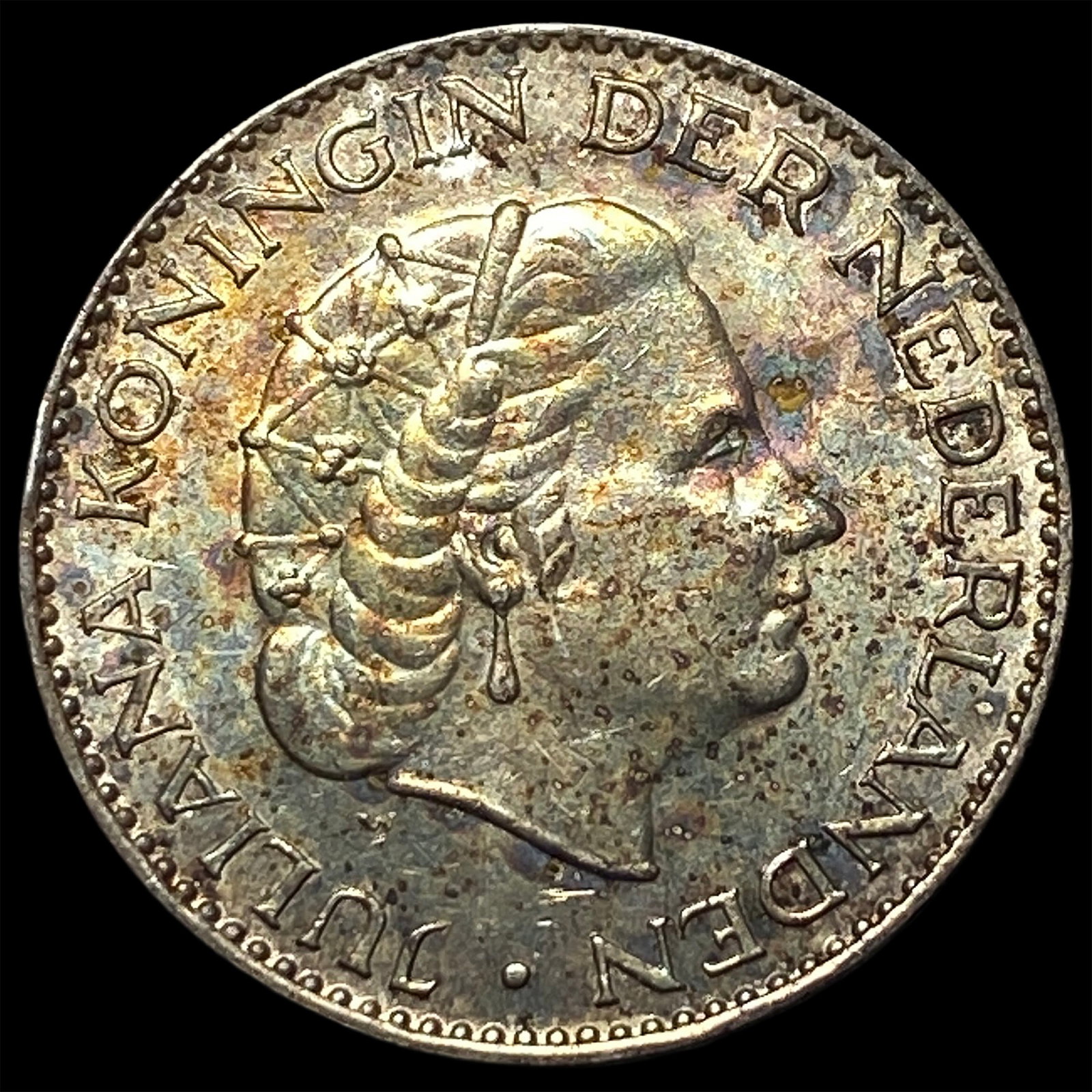 1956 Netherlands Silver 1 Gulden (1 of 2)