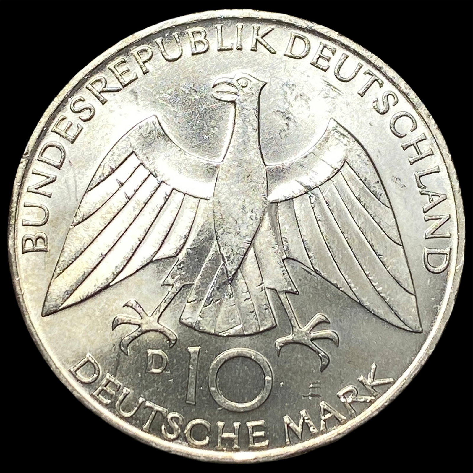 1972 Germany SIlver 10 Mark - Olympics (1 of 2)