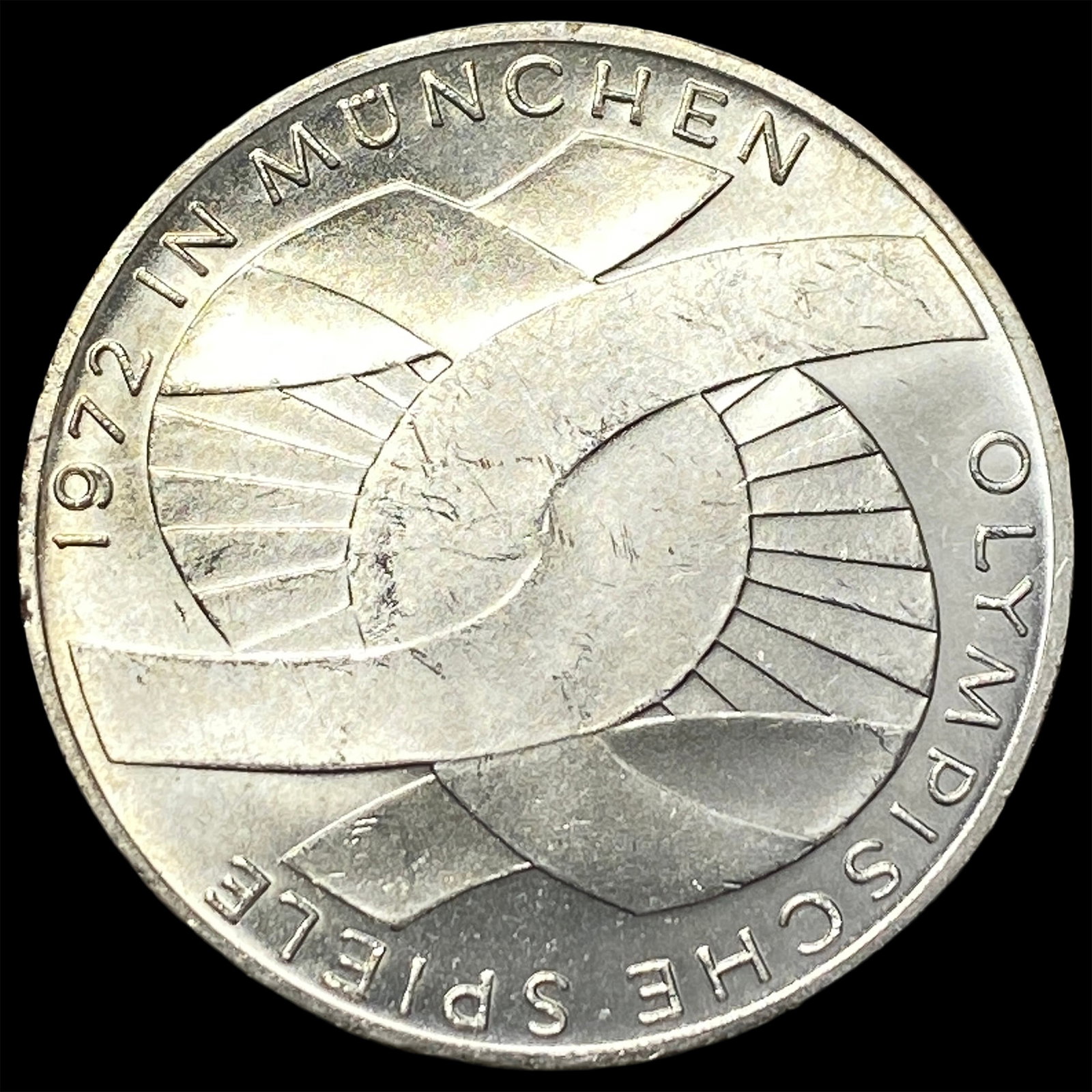 1972 Germany SIlver 10 Mark - Olympics - 2