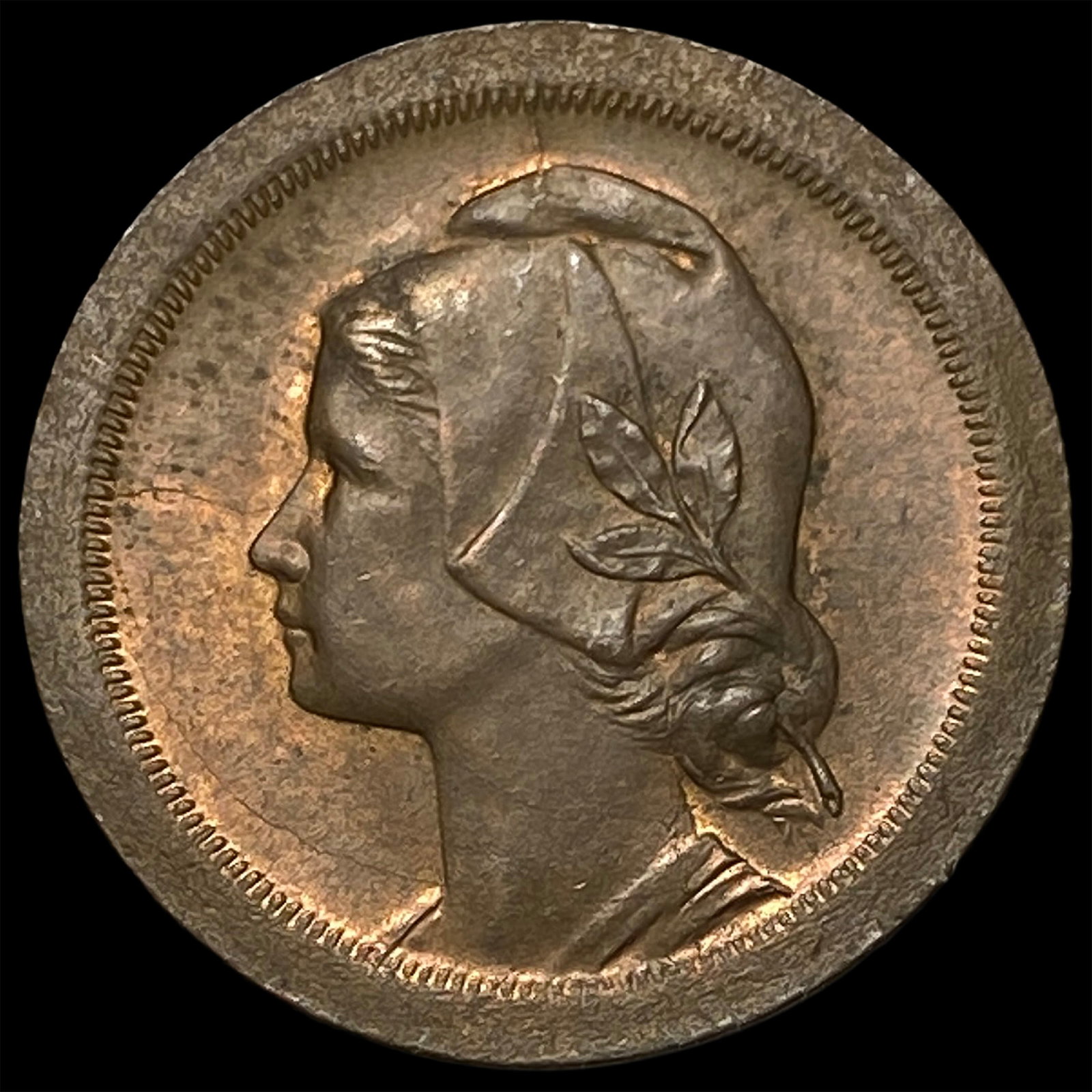 1925 Portugal Bronze 20 Centavos (1 of 2)