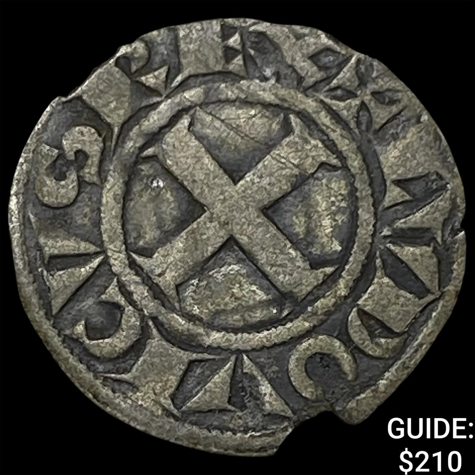 France Philip Augustus II 1180-1223 Silver Denier (1 of 2)