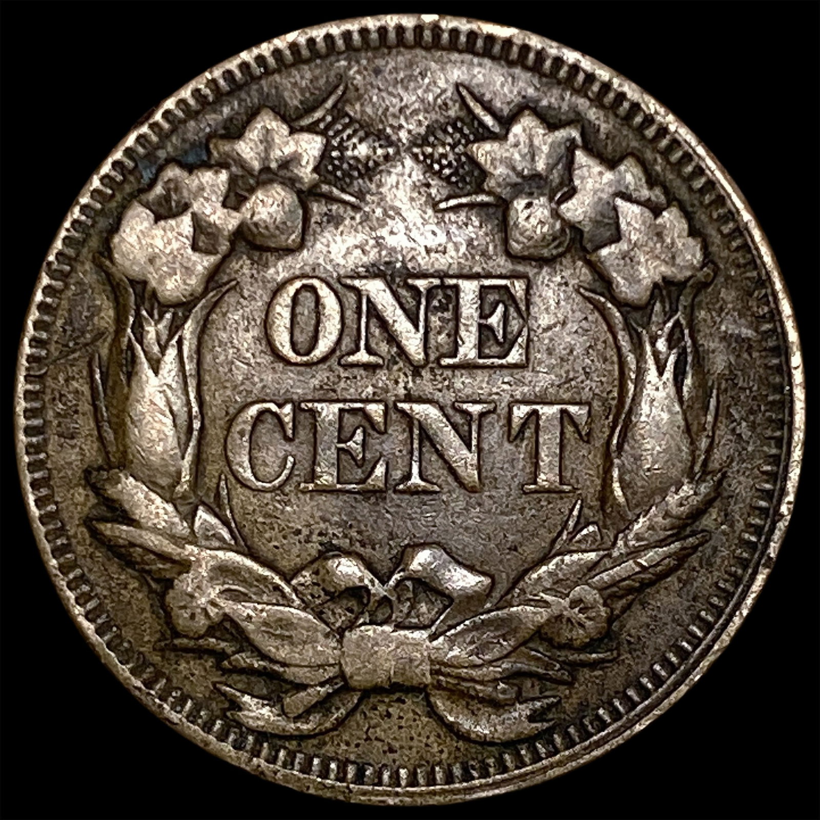 1857 Flying Eagle Cent NEARLY UNCIRCULATED - 2