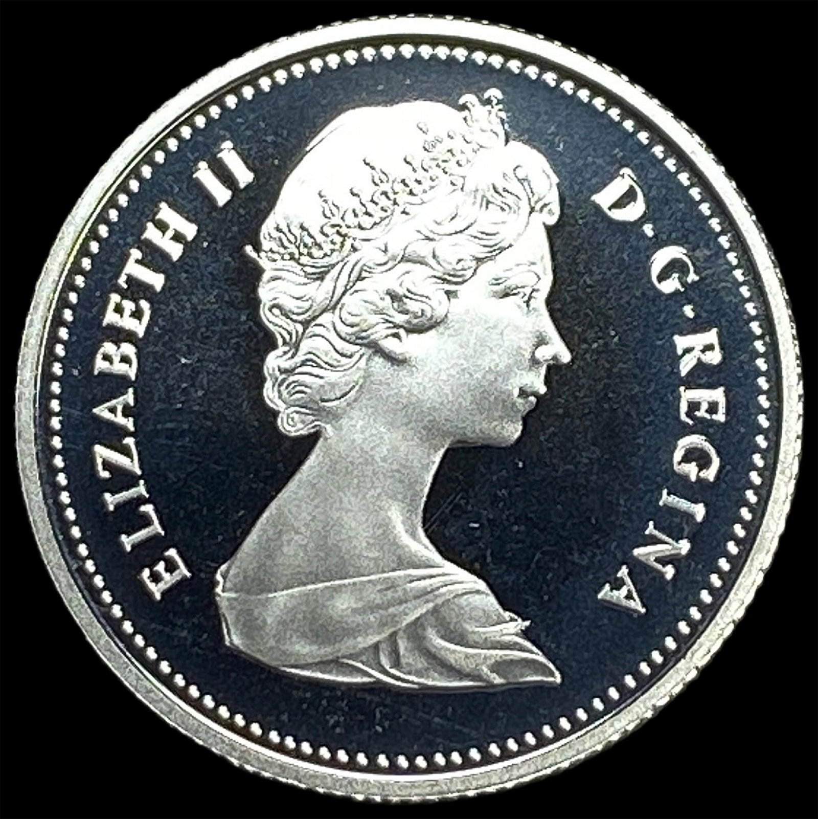 1981 Canada Nickel 25 Cents Proof Cameo (1 of 2)