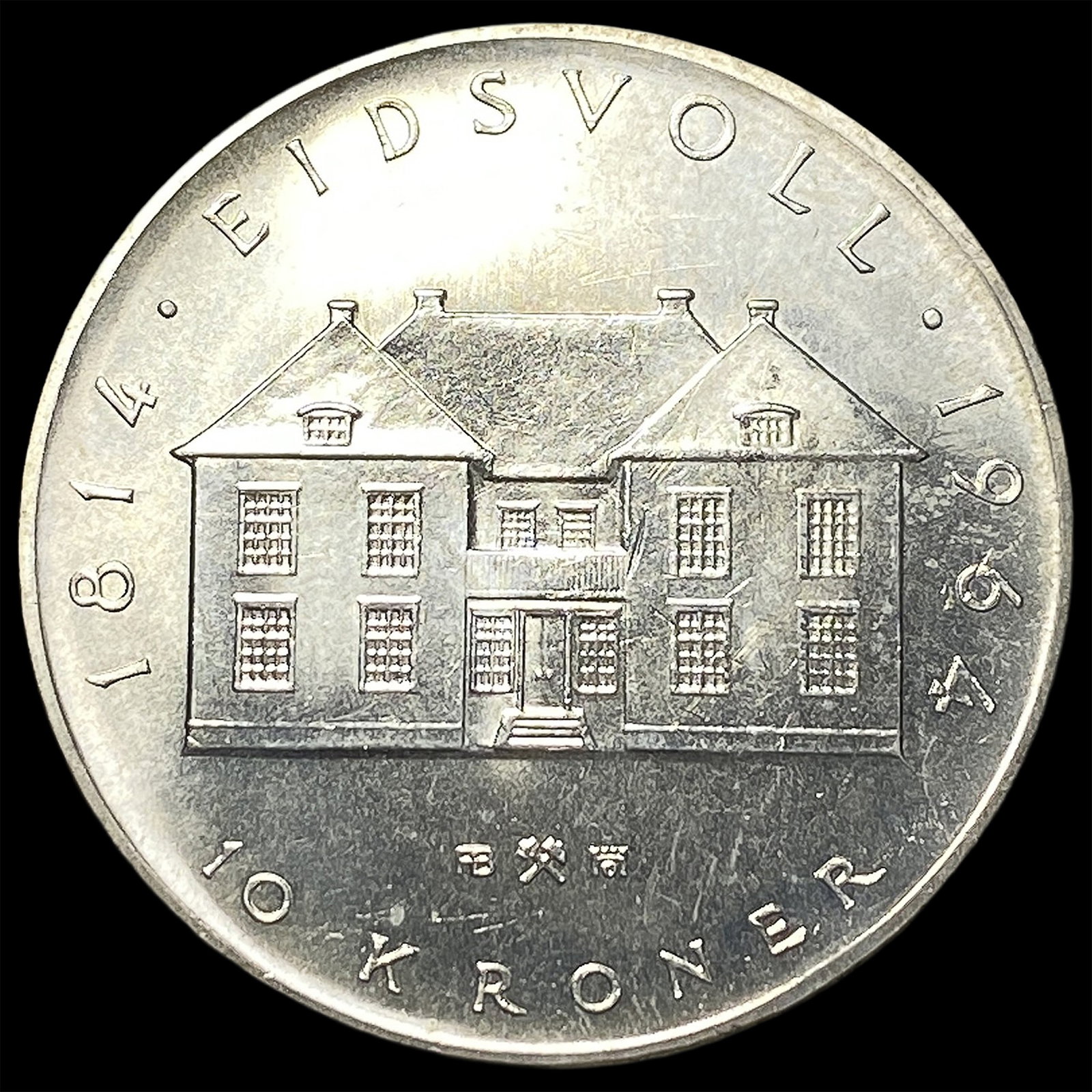 1964 Norway Silver 10 Kroner (1 of 2)