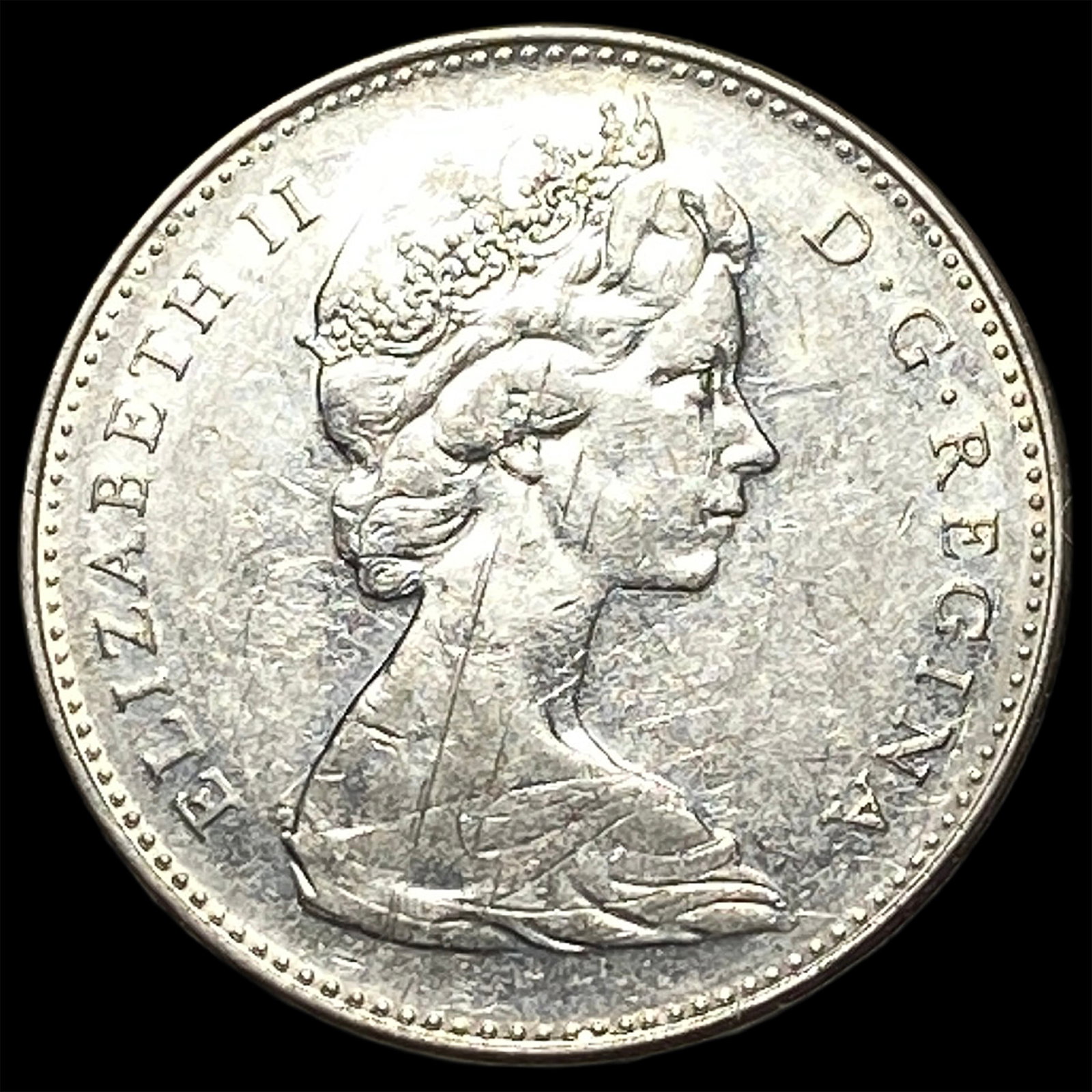 1965 Canada Nickel 5 Cents: 1965 Canada Nickel 5 Cents