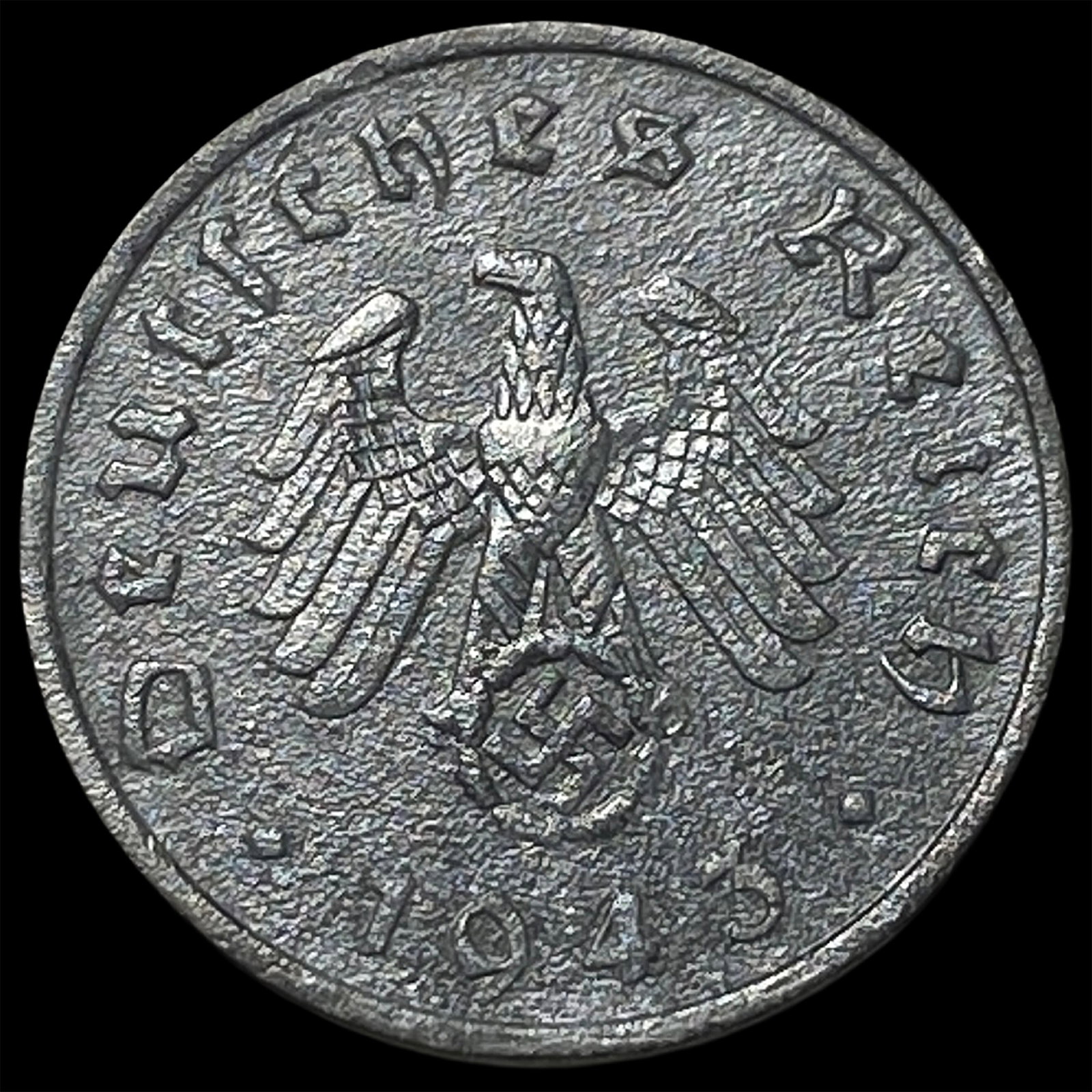 1943-F Germany Third Reich 10 Pfennig (1 of 2)