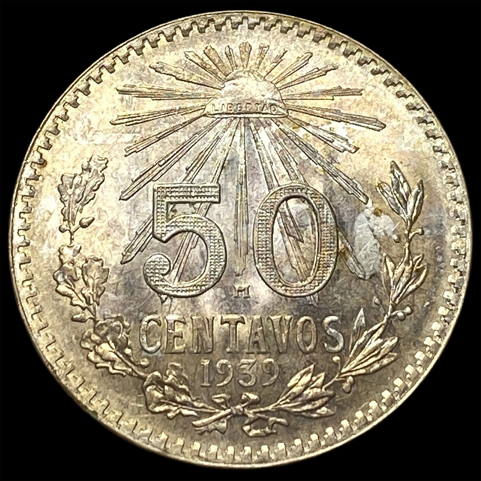 1939 Mexico Silver 50 Centavos (1 of 2)
