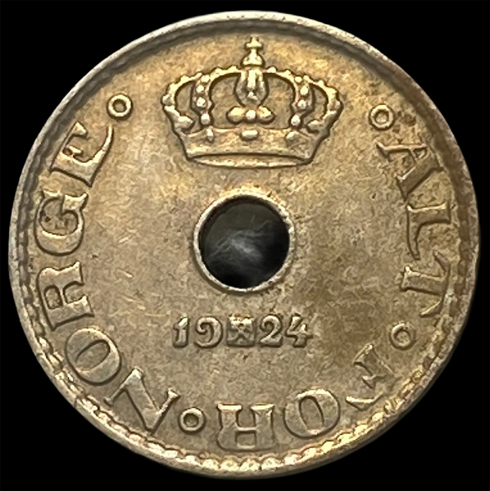 1924 Norway Copper Nickel 10 Ore (1 of 2)
