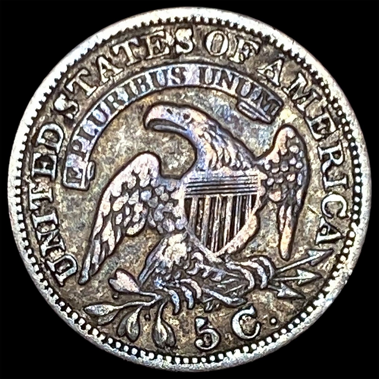 1831 Capped Bust Half Dime LIGHTLY CIRCULATED - 2