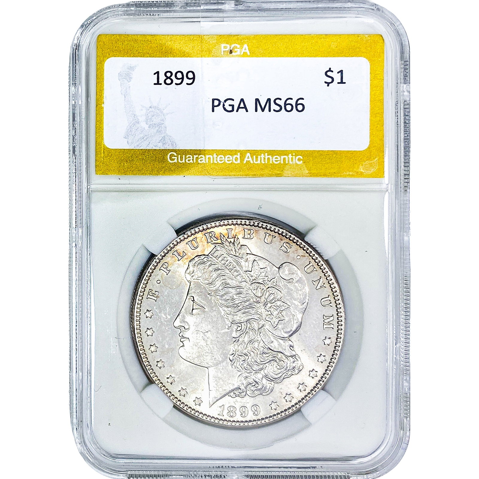 1899 Morgan Silver Dollar PGA MS66: 1899 Morgan Silver Dollar PGA MS66