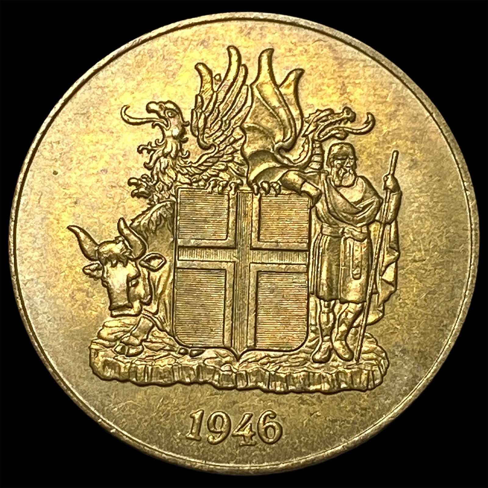 1946 Iceland 2 Kronur (1 of 2)