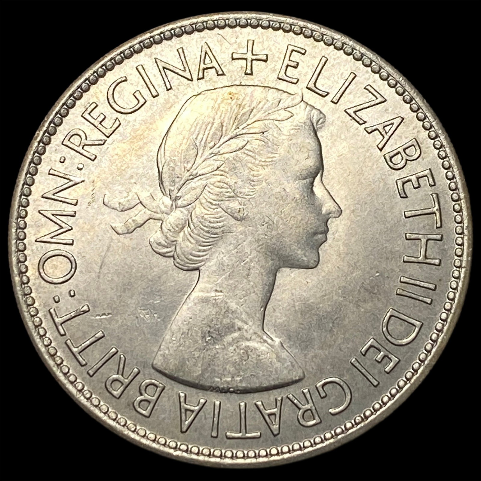 1953 Great Britain Copper Nickel 1/2 Crown (1 of 2)