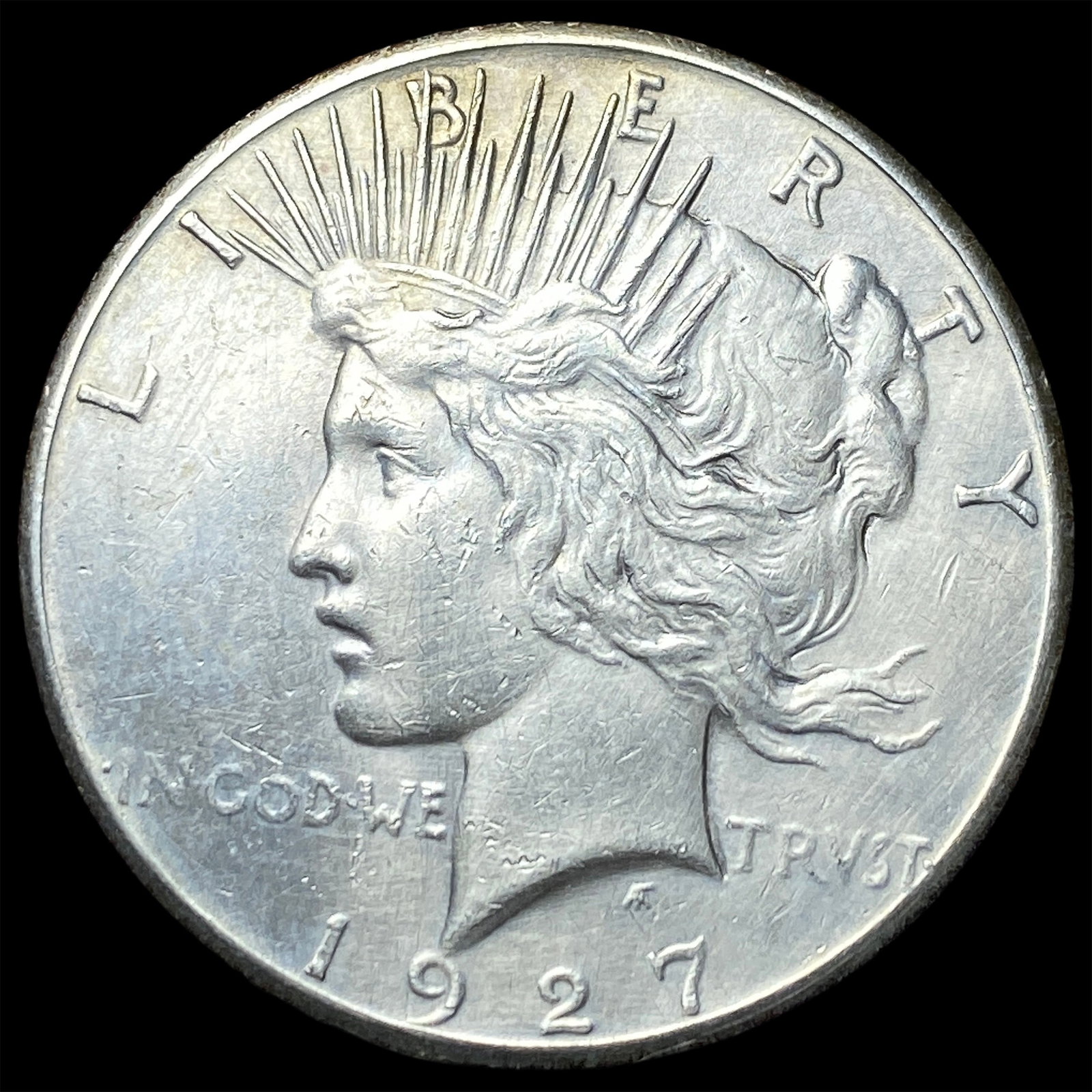1927 Silver Peace Dollar CLOSELY UNCIRCULATED (1 of 2)