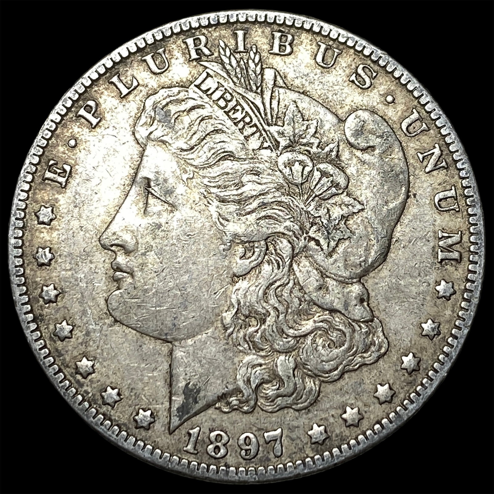 1897-O Silver Morgan Dollar NEARLY UNCIRCULATED (1 of 2)
