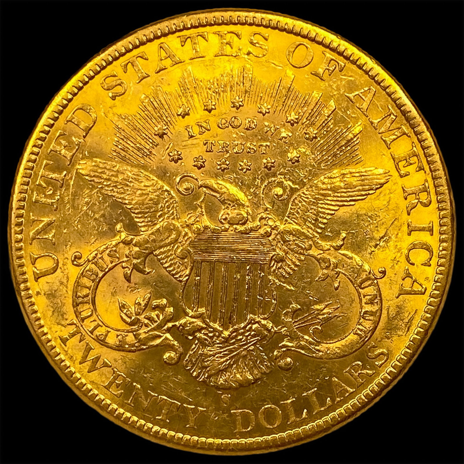 1896-S $20 Gold Double Eagle - 2