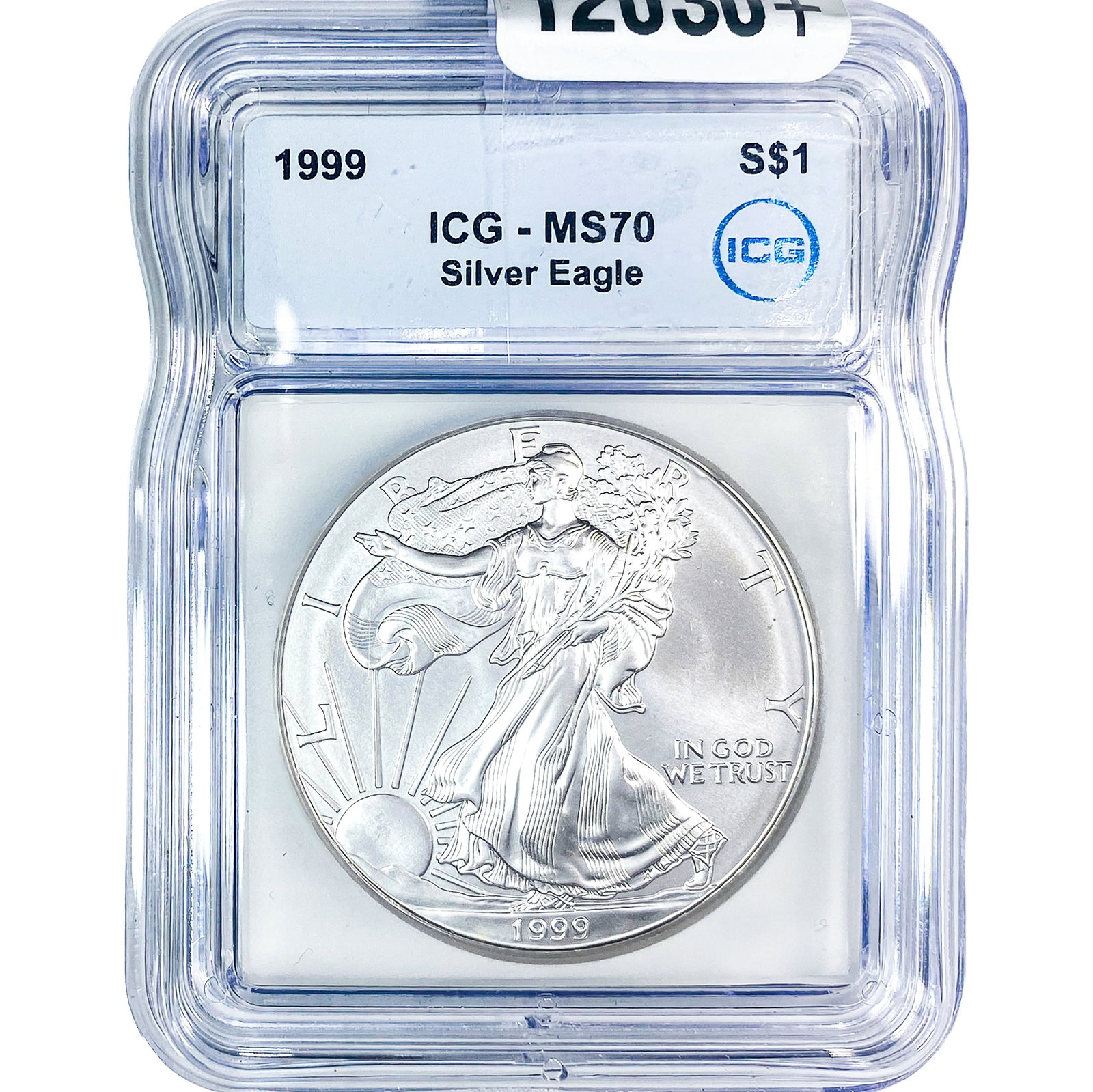 1999 Silver Eagle ICG MS70: 1999 Silver Eagle ICG MS70