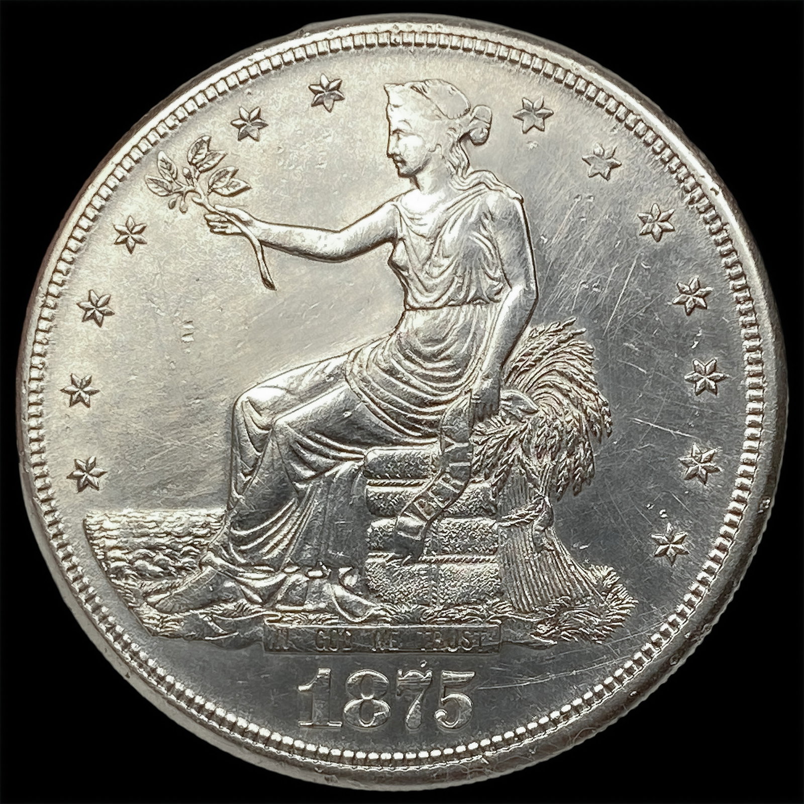 1875-S Silver Trade Dollar: 1875-S Silver Trade Dollar