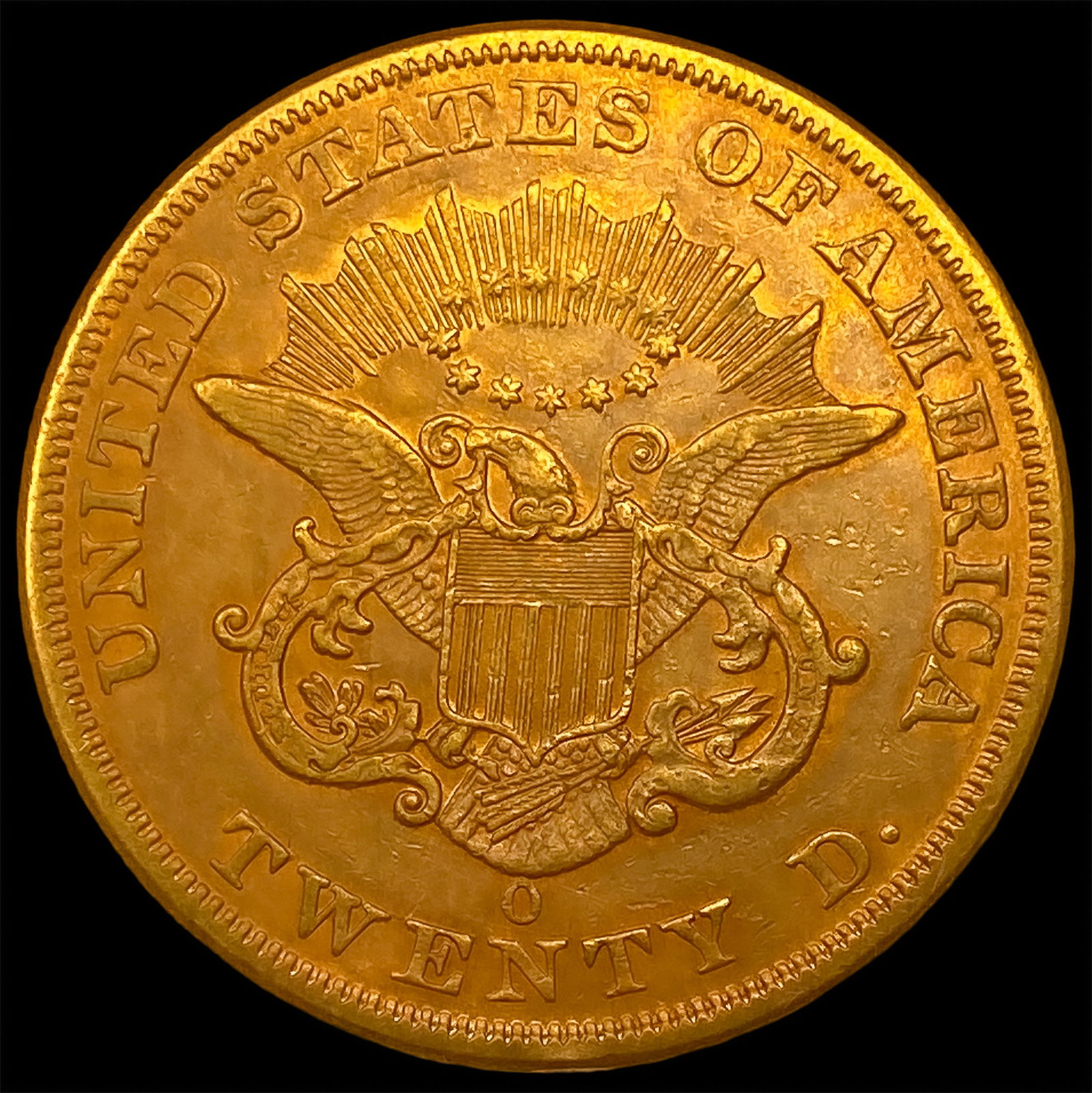 1852-O $20 Gold Double Eagle - 2
